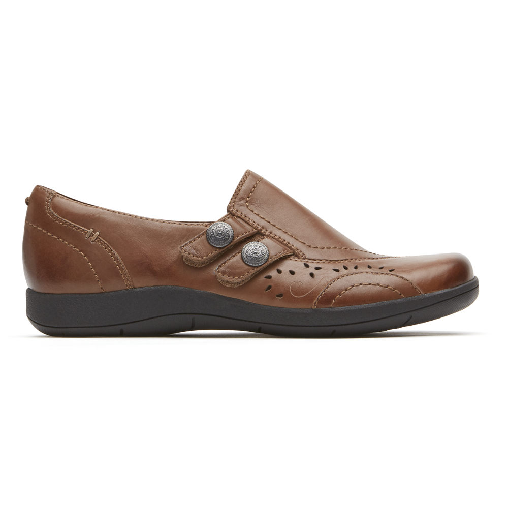 Rockport Singapore Womens Slip-On - Daisey Brown - FN4982573